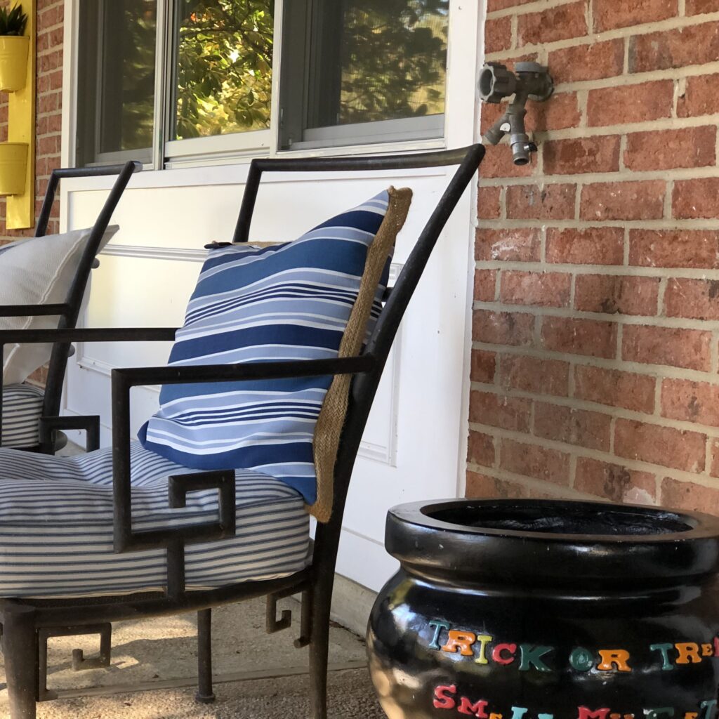 Outdoor faucet for Fall Home Maintenance