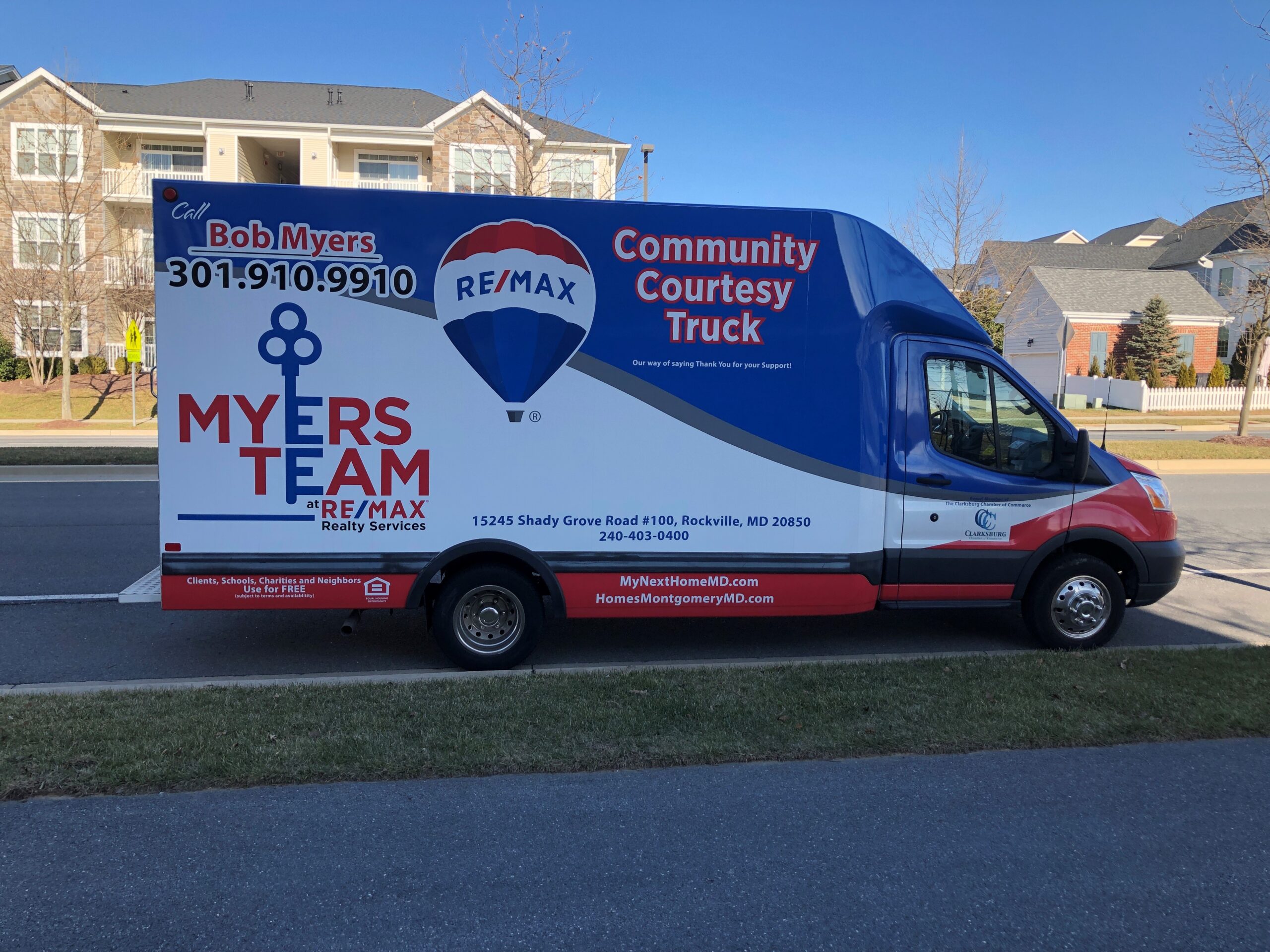 The Myers Team Moving Truck