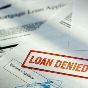 Denied for a mortgage stamp