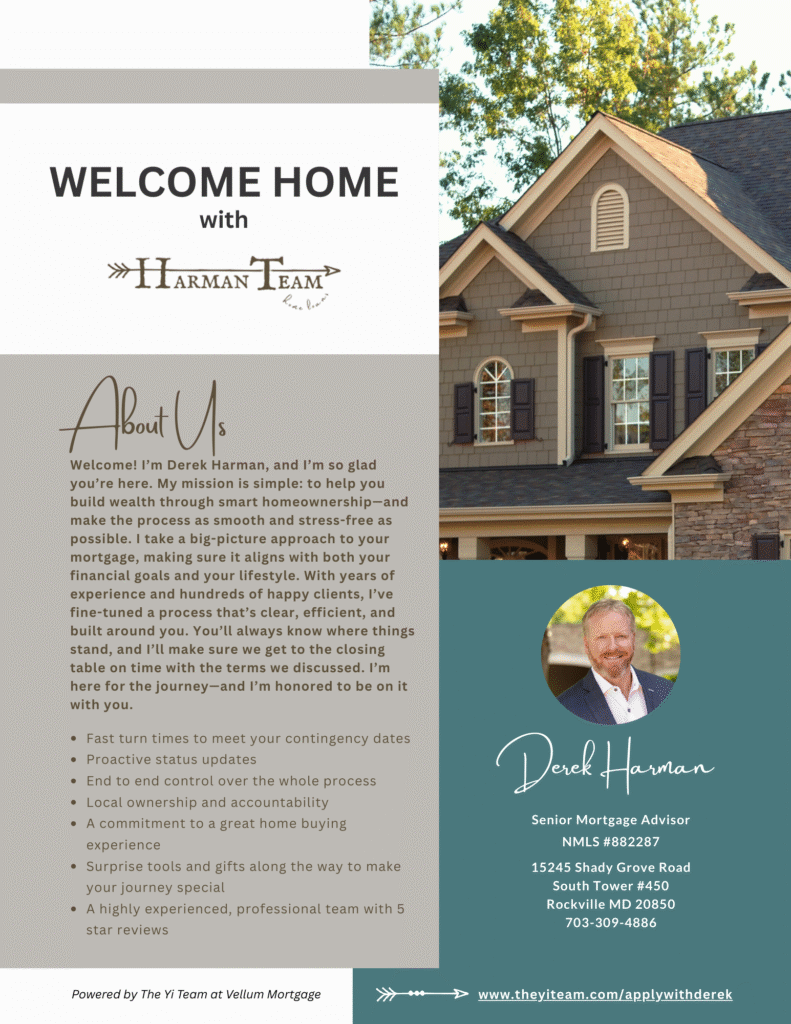 Welcome Brochure, Derek Harman 